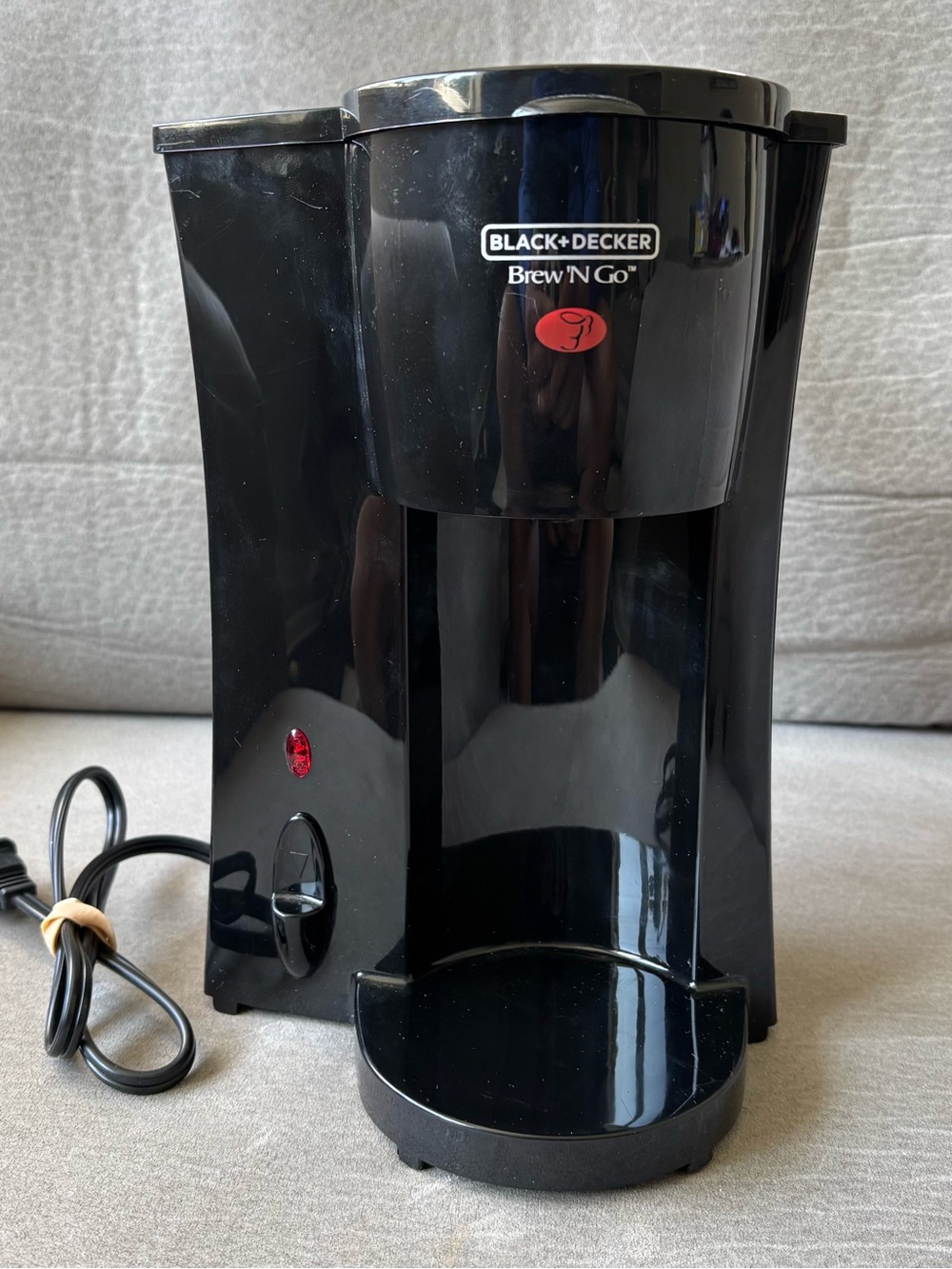 Black & Decker Brew 'N Go One Cup Coffee Maker DCM18S Tested NO MUG